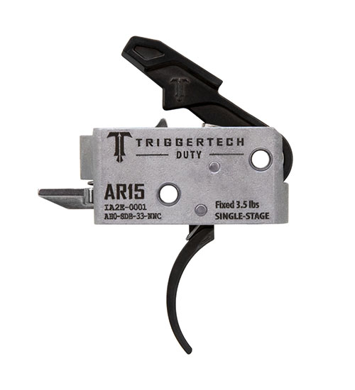 AR-15 Duty Trigger by TRIGGERTECH offers reliability and performance with a 3.5lbs pull weight, longer take up, and a forceful reset for enhanced shooting precision.